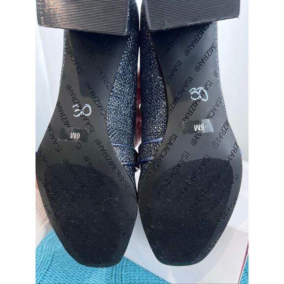 Isaac Mizrahi Navy Metallic Mary Jane 6M - Picture 6 of 9